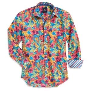TAILORBYRD Floral Woven Dress Shirt